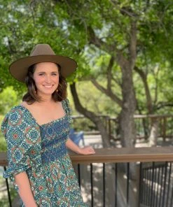 QuayL Double Teardrop Drop Earrings - Blue