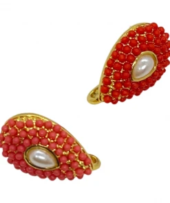 QuayL Double Teardrop Drop Earrings - Blue 13 QuayL Double Teardrop Drop Earrings - Blue