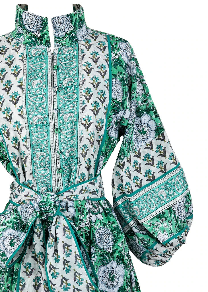 Sue Sartor Flounce™️| Green Garden Print 5 Sue Sartor Flounce™️| Green Garden Print