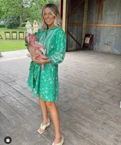 CLOTHING Sue Sartor Flounce™️ Shorty | Evergreen Iris / Paisley