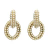 QuayL WHAT'S HOT Double Chain Link Hoop - Pearl/Pearl 2 QuayL WHAT'S HOT Double Chain Link Hoop - Pearl/Pearl