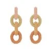 QuayL Round Chain Link Hoops - Sherbert