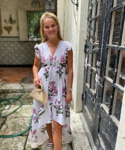 The Kemble Shop Mauve Poppy Emma Dress WHAT'S HOT