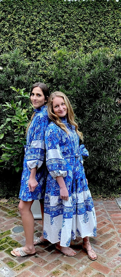 Sue Sartor Flounce™️ Shorty | Blue / White CLOTHING 5 Sue Sartor Flounce™️ Shorty | Blue / White CLOTHING