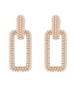 QuayL Chain Link Hoops - Nude ACCESSORIES