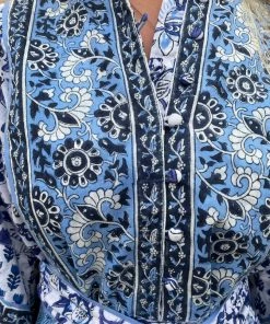 Sue Sartor Flounce™️ Shorty | Chinoiserie Blues