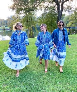 Sue Sartor Flounce™️| Blue / White