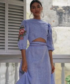 De Castro Forget-me-not Dress