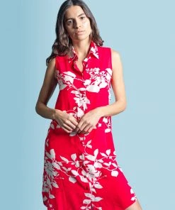 The Shirt By Rochelle Behrens The Sleeveless Shirt Dress