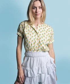 The Shirt By Rochelle Behrens The Short Sleeve Elastic Arm Shirt