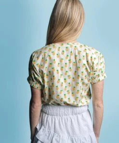 The Shirt By Rochelle Behrens The Short Sleeve Elastic Arm Shirt