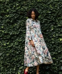 Daphne Wilde CLOTHING Stella In Floral Tapestry Cotton