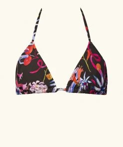 Follow Suit The Izzy Top - Garden Party (Mocha) Mme. Mink