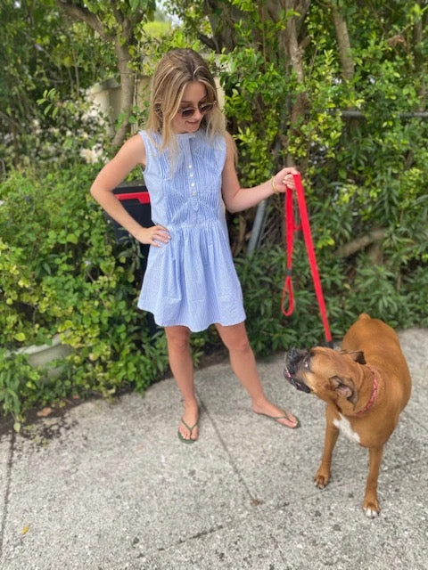 The Kemble Shop WHAT'S HOT Blue And White Striped Phoebe Dress 3 The Kemble Shop WHAT'S HOT Blue And White Striped Phoebe Dress