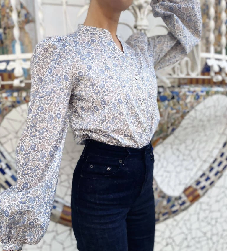 Nina Blanc Tops THE ABBY BLOUSE 5 Nina Blanc Tops THE ABBY BLOUSE