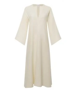 Daphne Wilde The Lizzy In Cream Flannel CLOTHING