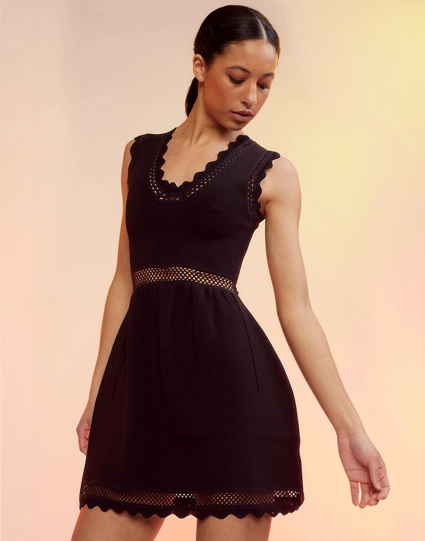 Cynthia Rowley WHAT'S HOT Little Black Knit Dress 4 Cynthia Rowley WHAT'S HOT Little Black Knit Dress