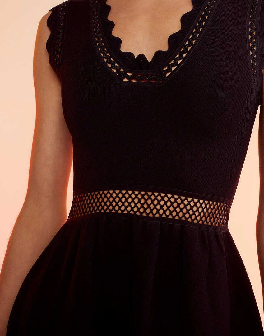 Cynthia Rowley WHAT'S HOT Little Black Knit Dress 8 Cynthia Rowley WHAT'S HOT Little Black Knit Dress