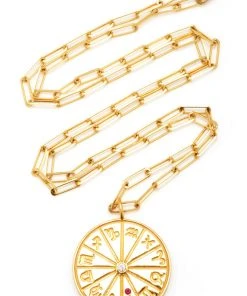 Heritage Jewelry 18k Yellow Gold Large Zodiac Pendant