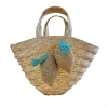 The Kemble Shop WHAT'S HOT Natural Straw Lemon Tote
