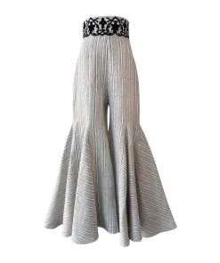 De Castro Black&White Mermaid Trousers