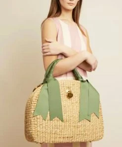 MME.Mink Mme. Mink THE PICNIQUE No.3 OVERNITER TOTE - CORNFLOWER