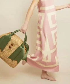 MME.Mink Mme. Mink THE PICNIQUE No.3 OVERNITER TOTE - CORNFLOWER