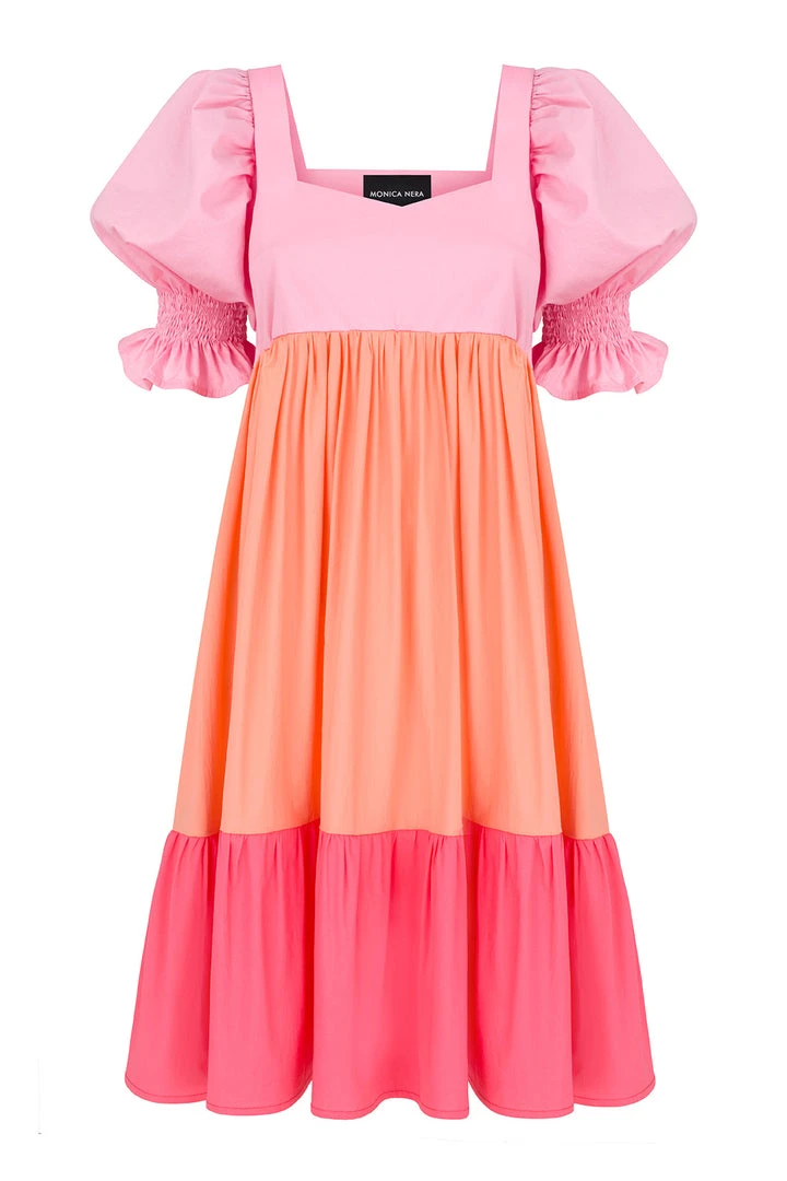 Monica Nera Salma Colorblock Dress 3 Monica Nera Salma Colorblock Dress