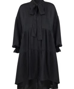 Monica Nera CLOTHING Amanda Pussybow Dress, Available In Multiple Colors