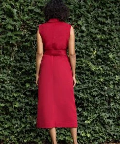 Daphne Wilde WHAT'S HOT The Natalie Dress, Red Moleskin 7 Daphne Wilde WHAT'S HOT The Natalie Dress, Red Moleskin