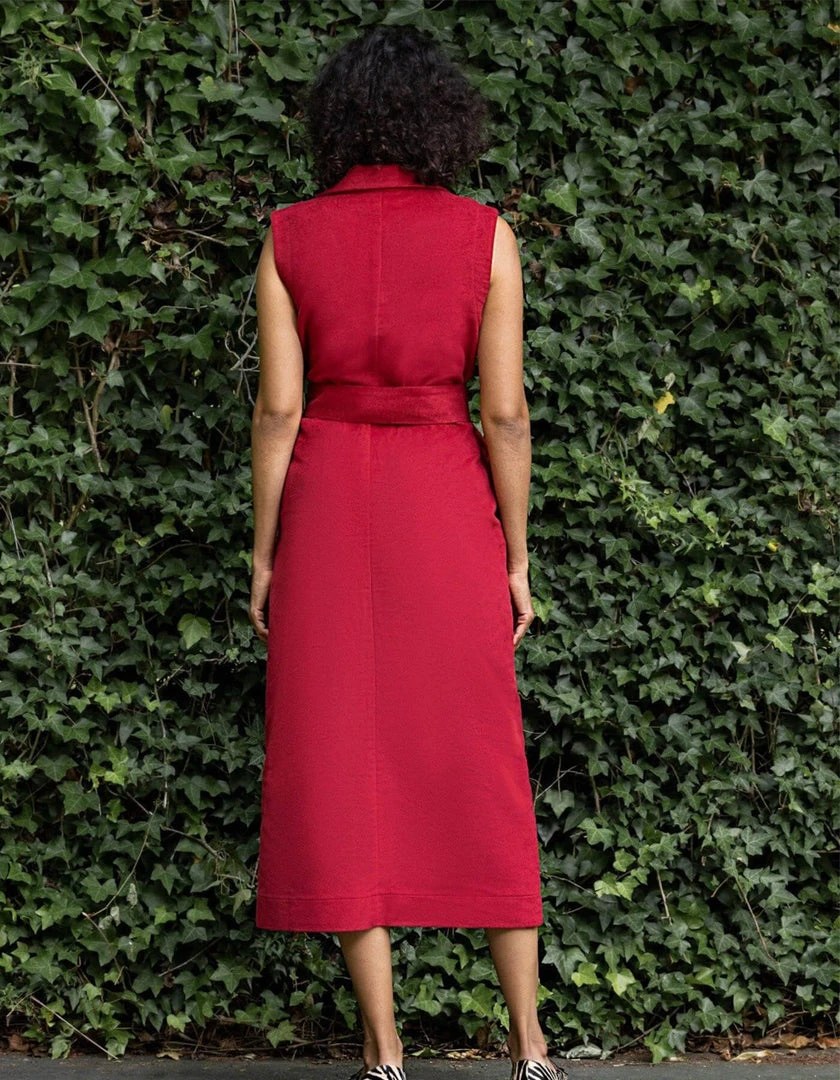 Daphne Wilde WHAT'S HOT The Natalie Dress, Red Moleskin 4 Daphne Wilde WHAT'S HOT The Natalie Dress, Red Moleskin