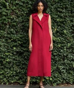 Daphne Wilde WHAT'S HOT The Natalie Dress, Red Moleskin 9 Daphne Wilde WHAT'S HOT The Natalie Dress, Red Moleskin