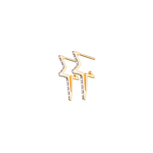 Sophie Lis Shooting Star Diamond Hoops ACCESSORIES 3 Sophie Lis Shooting Star Diamond Hoops ACCESSORIES
