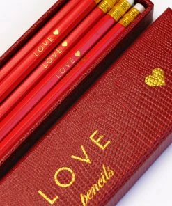 Sloane Stationery Hostess Gifts LOVE Pencils - Box Of 10