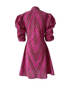 De Castro Pink Illusion Dress