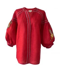 De Castro Butterfly Blouse