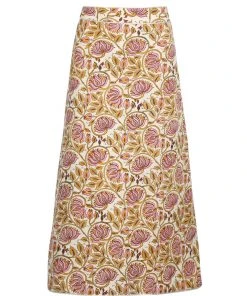 RosewaterHouse Ghalamkar Skirt - Pink