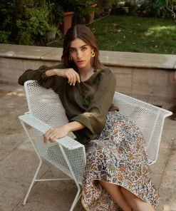 RosewaterHouse CLOTHING Ghalamkar Skirt - Blue & Green 10 RosewaterHouse CLOTHING Ghalamkar Skirt - Blue & Green