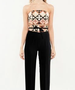 RosewaterHouse Kaveh Straight Leg Pant - Black CLOTHING