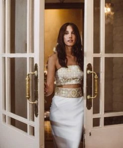 RosewaterHouse CLOTHING Avin Slip Skirt - Ivory