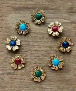 RosewaterHouse ACCESSORIES Sogol Earrings - Malachite 12 RosewaterHouse ACCESSORIES Sogol Earrings - Malachite