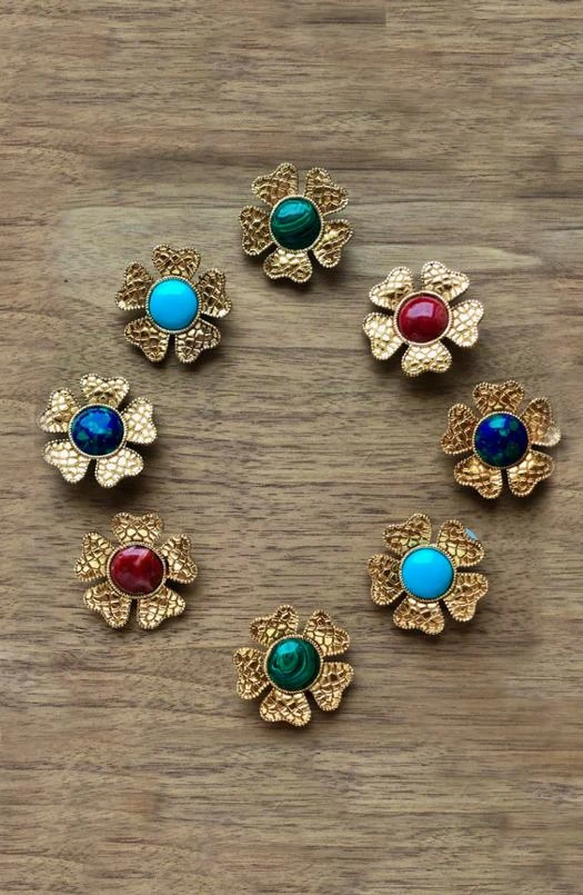 RosewaterHouse ACCESSORIES Sogol Earrings - Malachite 6 RosewaterHouse ACCESSORIES Sogol Earrings - Malachite