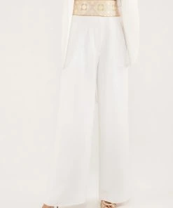 RosewaterHouse Pillar Pant - Ivory Bottoms