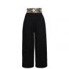 RosewaterHouse Raha Wide Leg Cropped Pants - Black 1 RosewaterHouse Raha Wide Leg Cropped Pants - Black