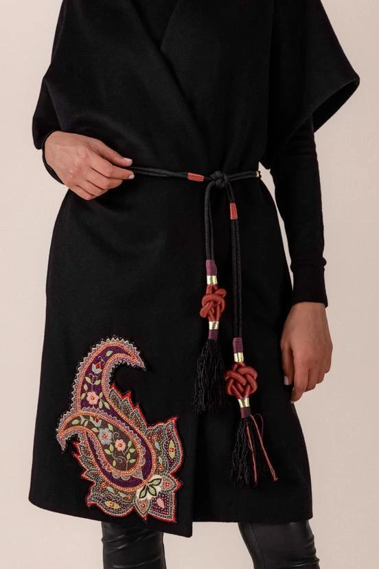 RosewaterHouse Zarin Wrap Coat - Paisley 4 RosewaterHouse Zarin Wrap Coat - Paisley