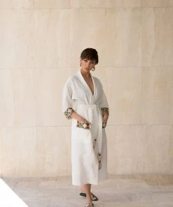 RosewaterHouse Balouch Duster - White CLOTHING