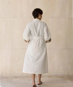 RosewaterHouse Balouch Duster - White CLOTHING