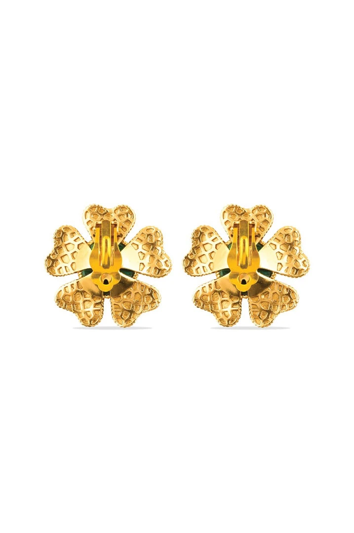 RosewaterHouse ACCESSORIES Sogol Earrings - Malachite 5 RosewaterHouse ACCESSORIES Sogol Earrings - Malachite