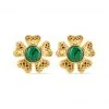 RosewaterHouse ACCESSORIES Sogol Earrings - Malachite
