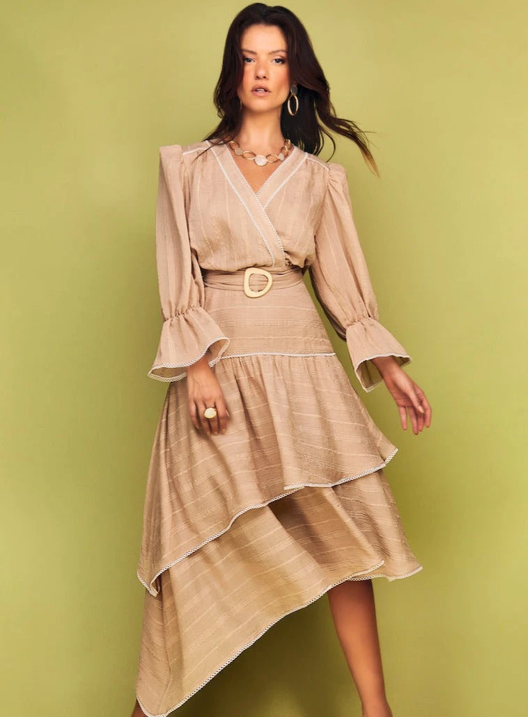 Cristina Sabatini Sand/ Mila Maxi Midi Dress WHAT'S HOT 3 Cristina Sabatini Sand/ Mila Maxi Midi Dress WHAT'S HOT